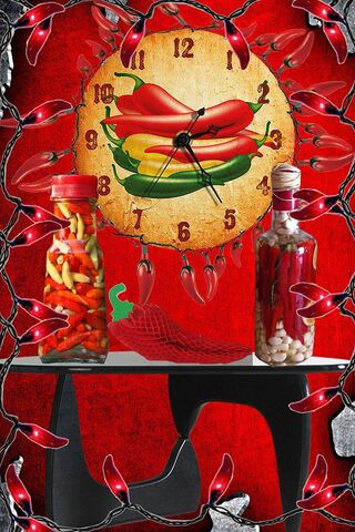 Spicy Time: A Chili Pepper Delight 🌶️⏰