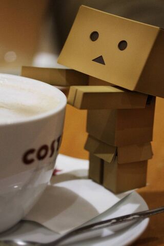 Danbo's Cozy Coffee Break ☕️