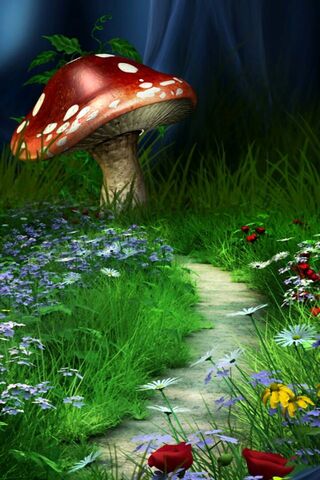 Enchanted Pathway to Dreamland 🌼🍄