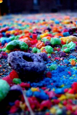 Colorful Crunch: A Fruit Loop Wonderland 🍭🌈