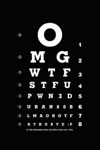 Vision with a Twist: The Fun Eye Chart