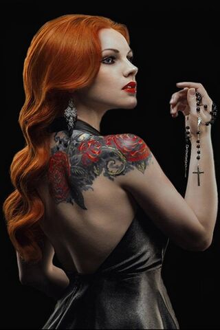 Ink and Elegance: A Portrait of Bold Beauty