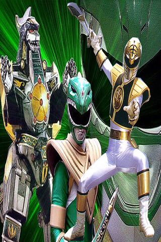 The Legendary Green White Ranger: Heroes Unite! 🌟⚔️