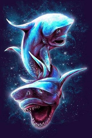 Cosmic Sharks: Guardians of the Deep 🌌🦈