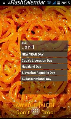 Flash Calendar 1 1 Wallpaper - Download to your mobile from PHONEKY