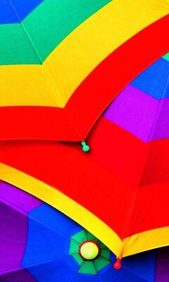 Colourful Umbrella Wallpaper - Download to your mobile from PHONEKY