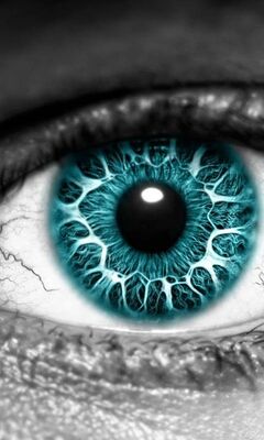 Azure Eye Wallpaper - Download to your mobile from PHONEKY