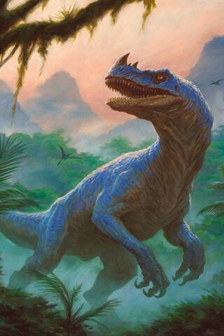 Hhow: The Majestic Blue Predator of Prehistory 🦖💙