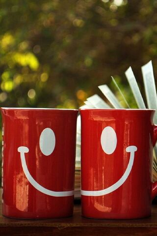 Joyful Moments Over Cof..