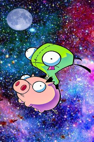 Galactic Adventures with Gir and Piggy! 🌌🐷
