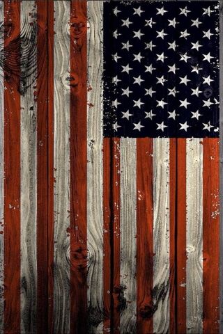 Wooden Flag