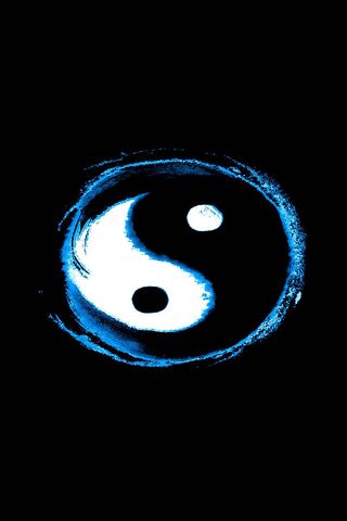 Yin Yang Blue