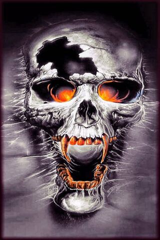 Fiery Gaze of the Skull..