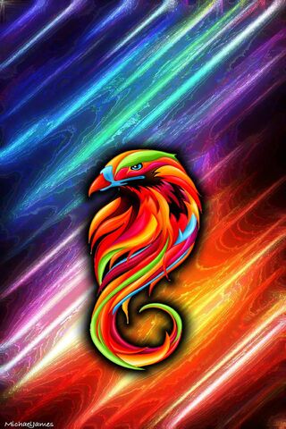 Phoenix Rising: A Colorful Rebirth 🔥🦅