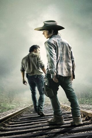 Survival on the Rails: A Journey of Rick and Carl