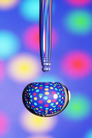 Droplets of Joy: A Colorful Dance