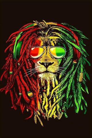 Reggae Roar: The Lion of Vibes 🎶🦁