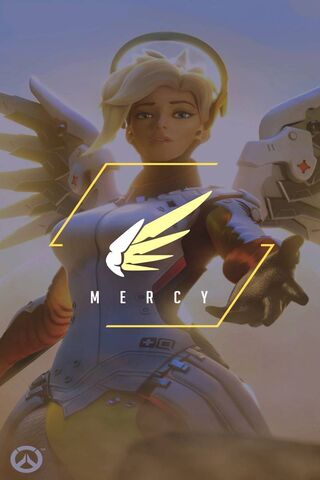 Guardian Angel: The Mercy Overwatch Logo