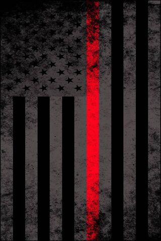 Thin Red Line Flag