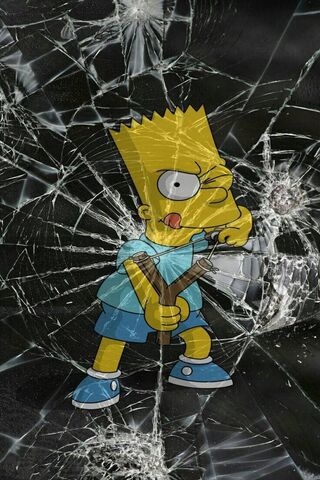 Bart Broken Screen