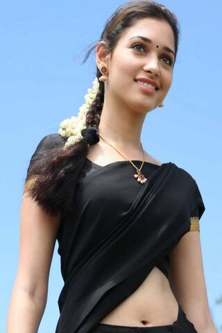 Elegance in Black: Tamanna's Stunning Look