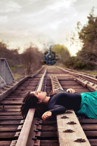 Girl On Railways