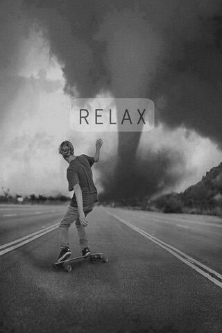 Chill Vibes Amidst Chaos 🌪️🛹