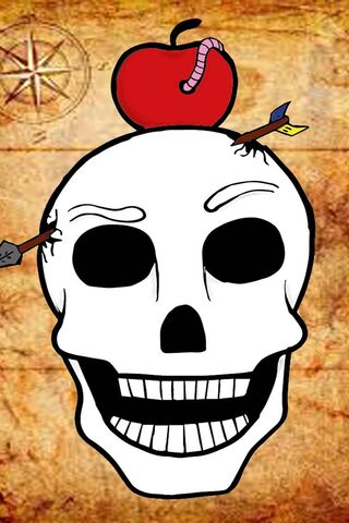 Skull and Apple: A Twist on Tradition 🍏💀