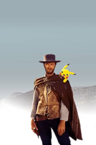 The Wild West Duo: Clint & Pikachu ⚡️🤠