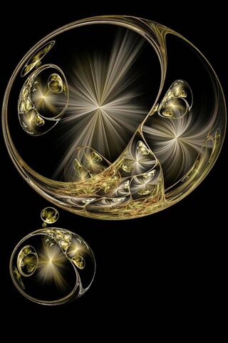 Golden Orbs of Light