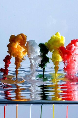 Whispers of Color: A Dance on Water 🌈💧