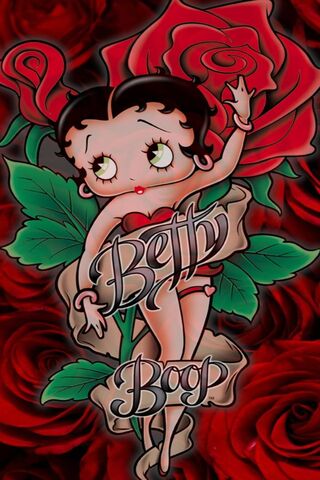 Betty Boop Rose Wallpaper Download To Your Mobile From Phoneky