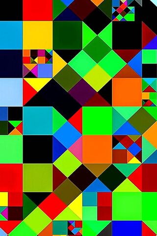 Colorful Geometry: A Vibrant Mosaic of Shapes
