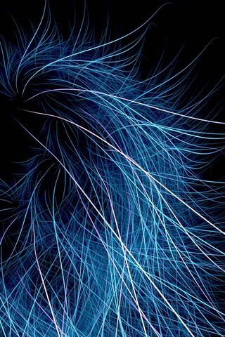 Electric Fluff: A Dance of Light