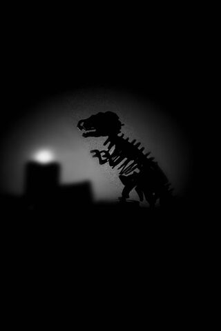 Shadow of the Mighty T-Rex 🦖🌑