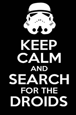 Galactic Droid Hunt: Stay Calm and Search On! 🚀