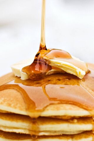 Sweet Morning Bliss: The Perfect Pancake Stack 🥞✨