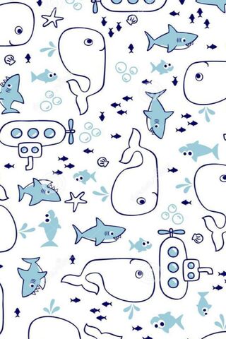 Whimsical Ocean Wonders 🌊🐋