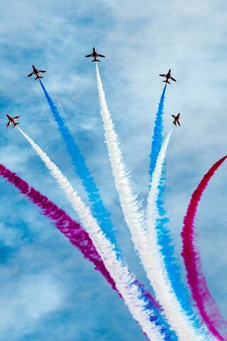 Skyward Symphony: The Huawei Mate in Action 🎆✈️