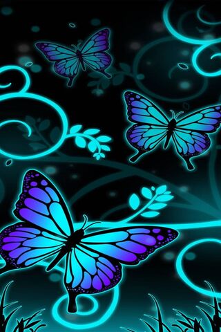 Neon Butterfly Dreams 🦋✨