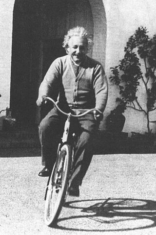 Einstein on Two Wheels: A Joyful Ride