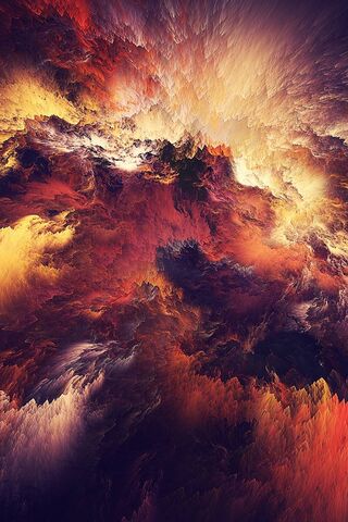 Eruption of Colors: A Volcanic Symphony 🌋✨