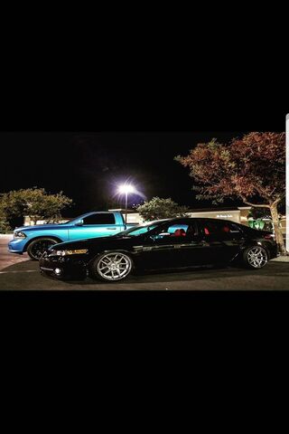 Nighttime Ride: The Savage Duo 🚗✨