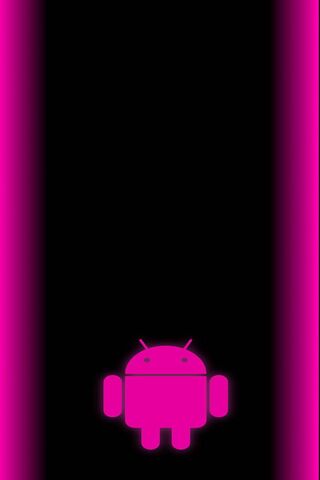 Vibrant Pink Android Lock Screen