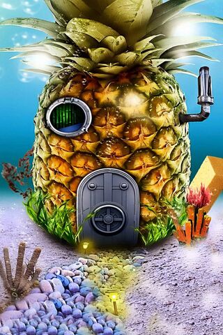 Pineapple Under Sea