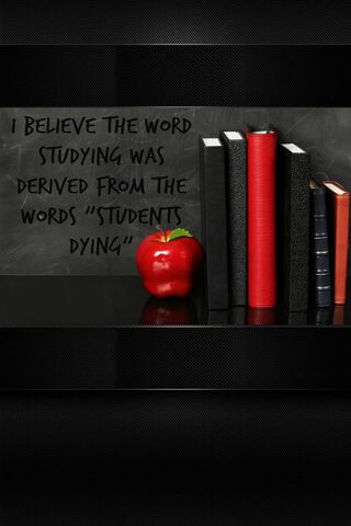 The Struggles of Studying 📚🍏