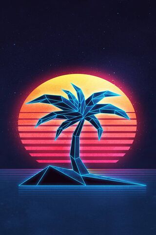 Synthwave Palm