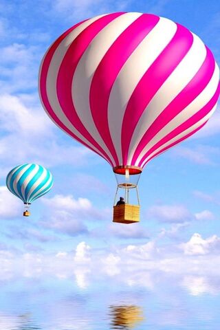 Soaring Dreams: A Colorful Balloon Adventure 🎈☁️