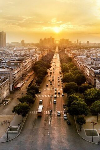 Golden Hour Over the Ci..