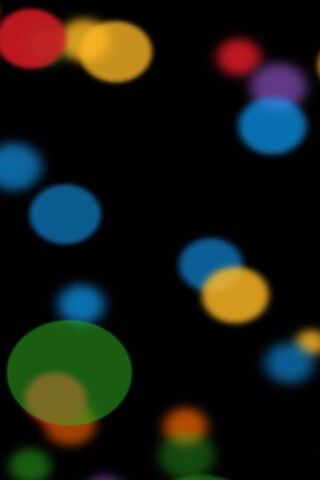 Vibrant Bokeh Bliss: iPhone X Dynamic Wallpaper